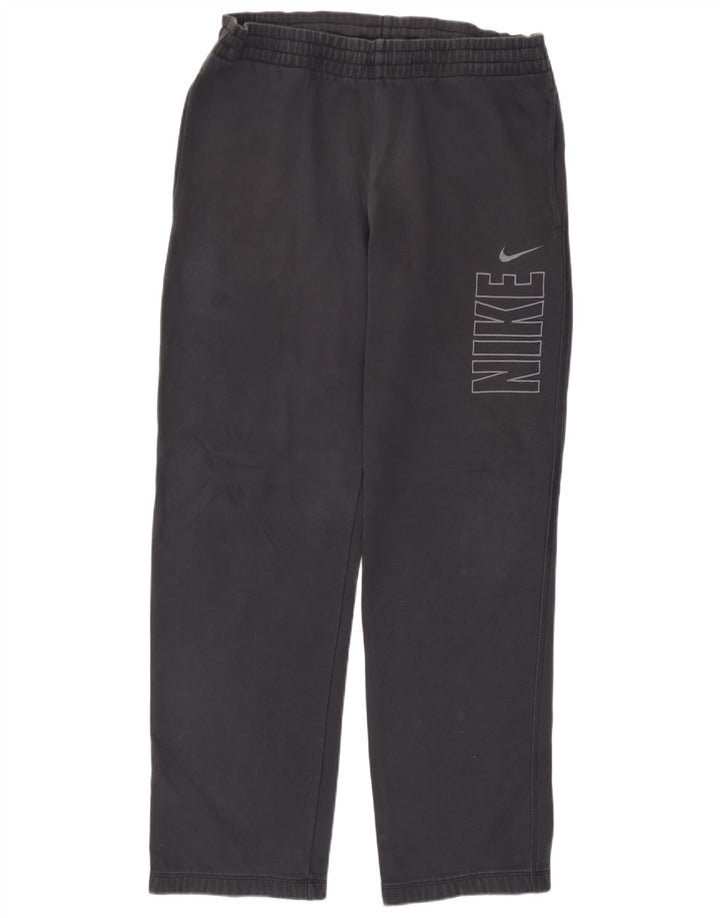 Nike Pantalones De Chándal Gráficos De Algodón Negro Mediano