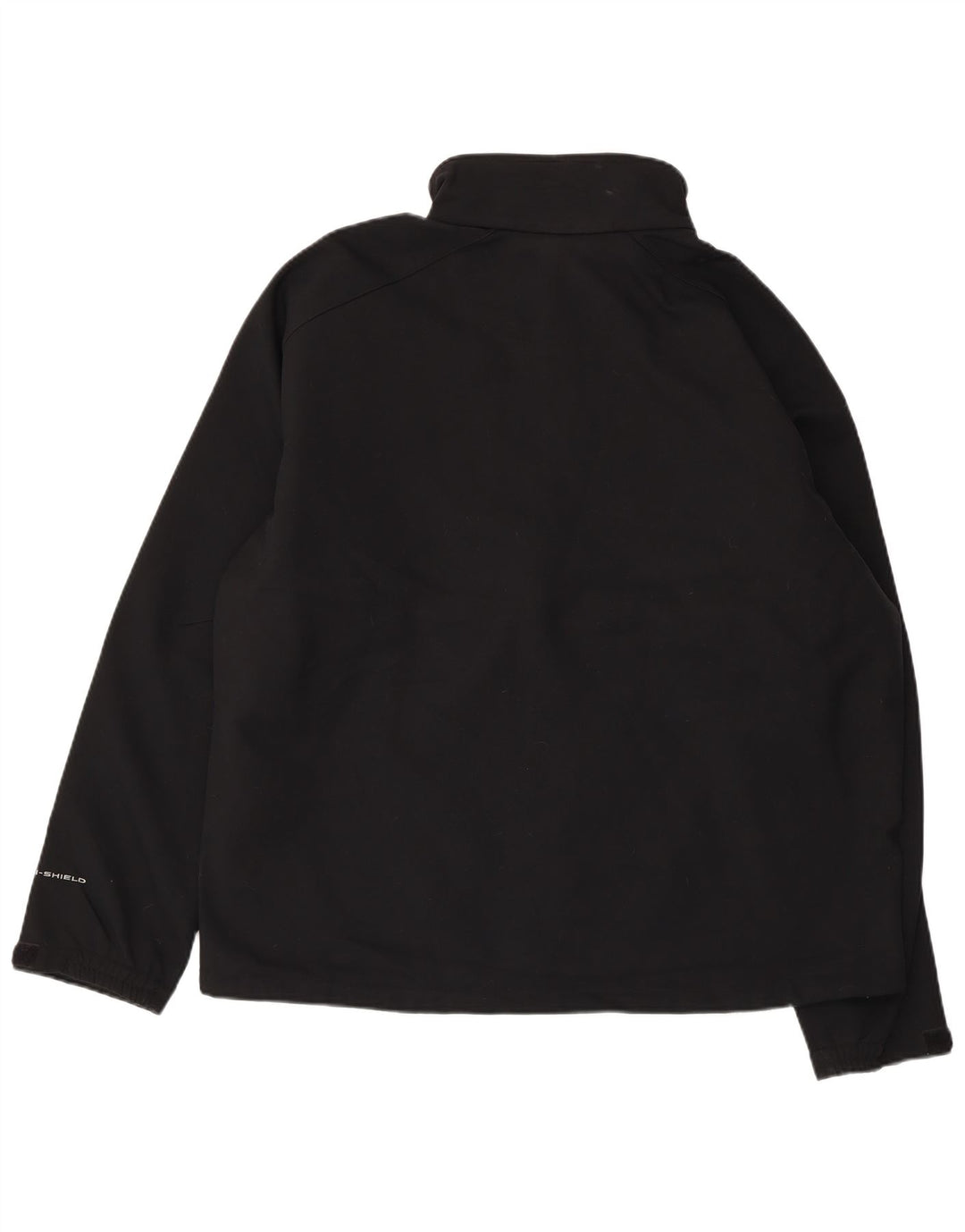 COLUMBIA Chaqueta cortavientos extragrande Omni-Shield para mujer UK 40 XL Negro