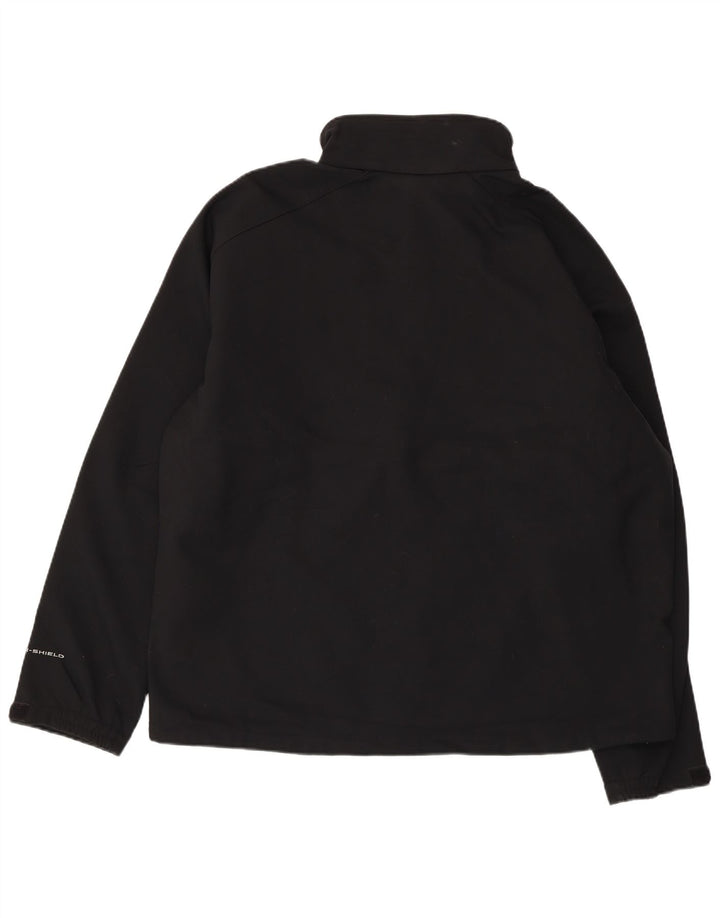 COLUMBIA Chaqueta cortavientos extragrande Omni-Shield para mujer UK 40 XL Negro