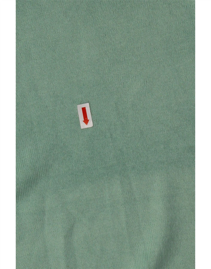 MARKS & SPENCER Suéter corto con cuello redondo para mujer UK 46 Grande Turquesa