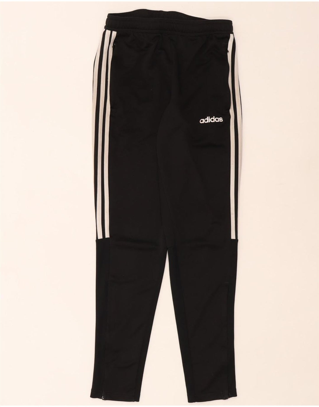Adidas Mens Climalite Chándal Pantalones Pequeños Negro Poliéster