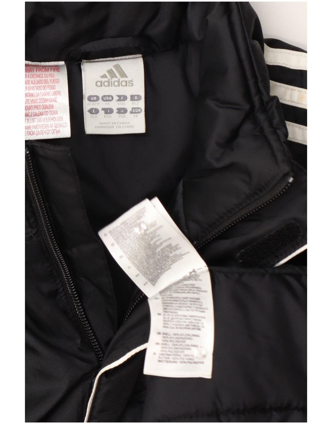 Adidas Chaqueta acolchada para niño 11-12 años Nylon negro