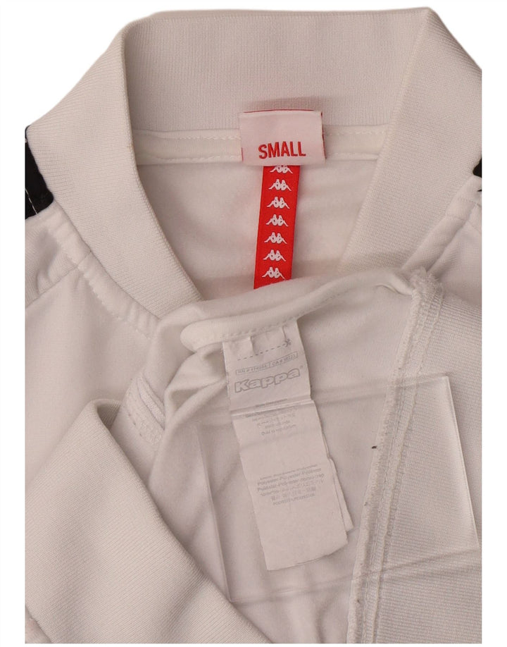 KAPPA Chaqueta de chándal gráfica para niñas 11-12 años pequeña blanca