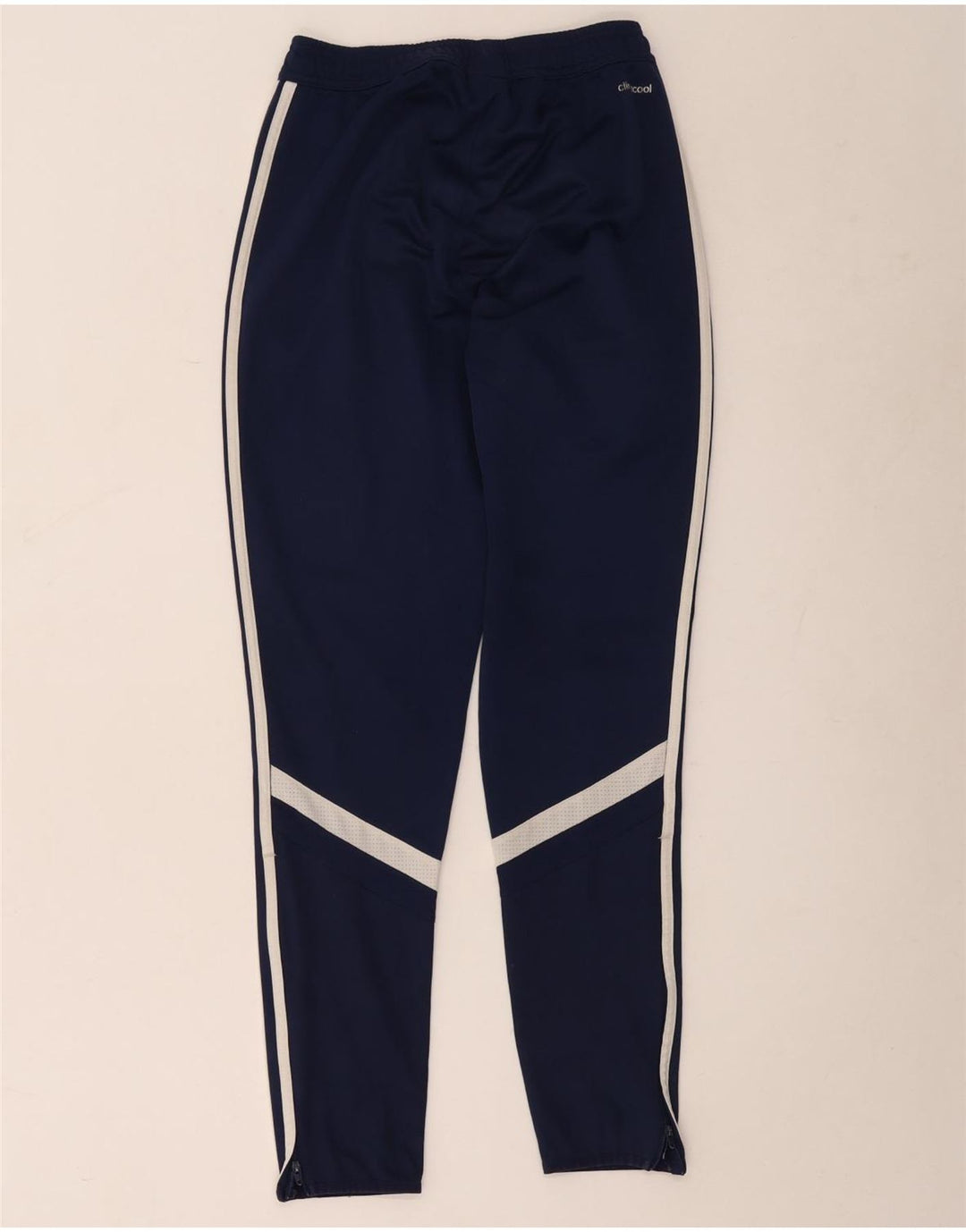 Adidas Hombre Climacool Chándal Pantalones XS Azul Marino Colorblock Poliéster