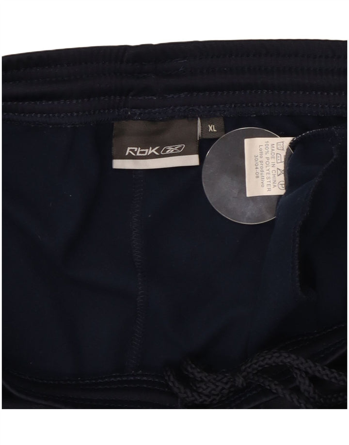 Pantalón de Chándal Reebok Hombre XL Azul Marino Poliéster