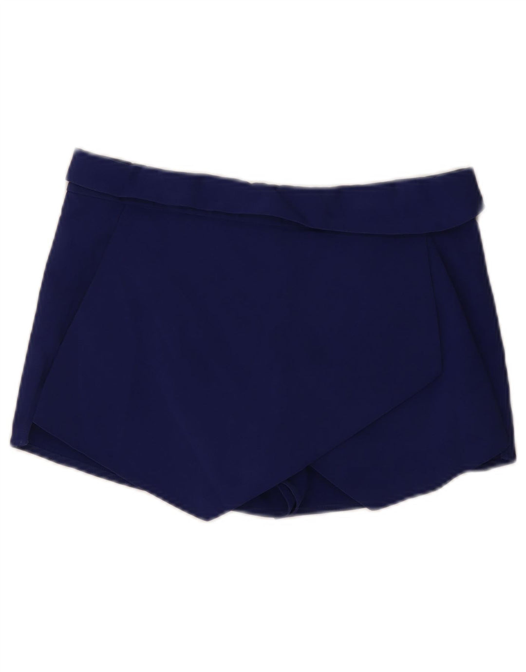 Zara Mujer Shorts Medium W28 Azul Marino Algodón