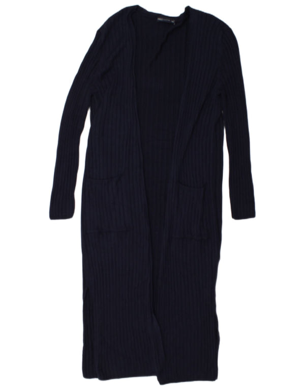 Marks & Spencer - Cárdigan largo para mujer, talla 40, tamaño mediano, azul marino