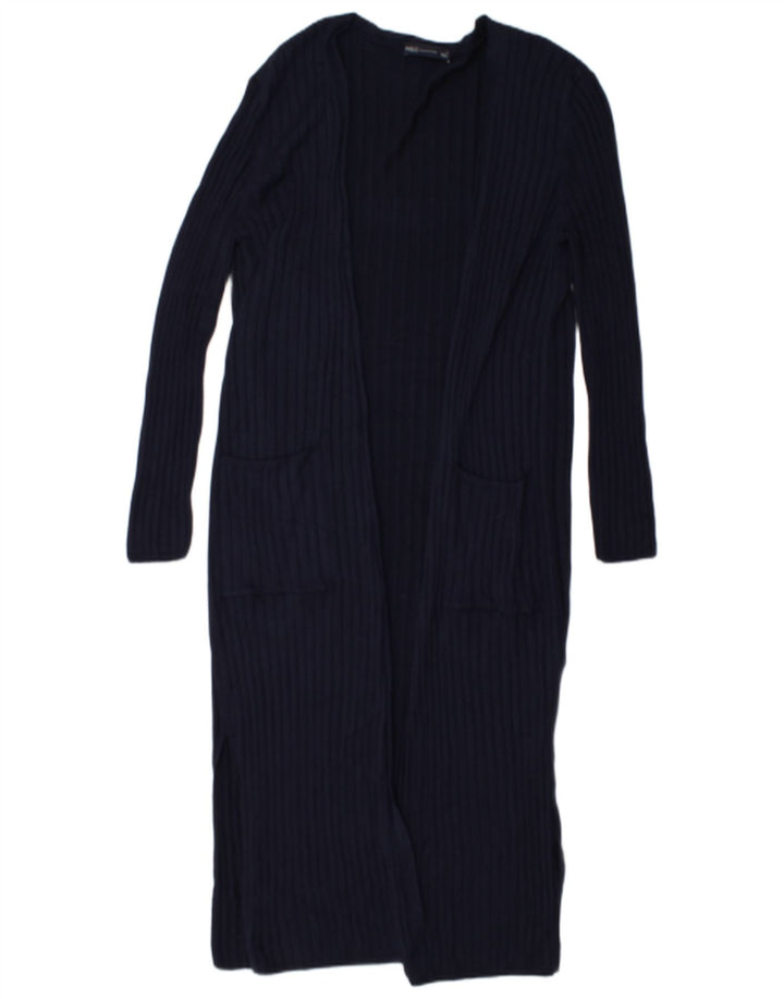 Marks & Spencer - Cárdigan largo para mujer, talla 40, tamaño mediano, azul marino