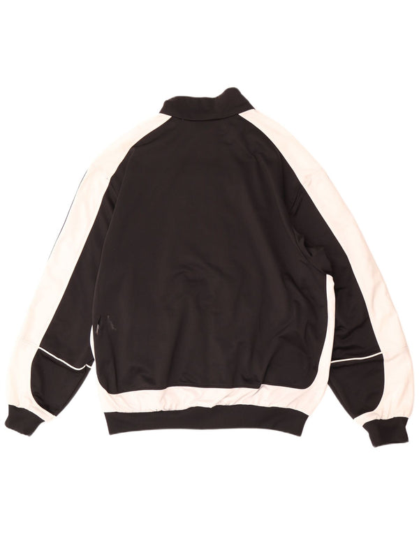Adidas - Chaqueta de chándal para hombre, talla 48/50, color negro, poliéster