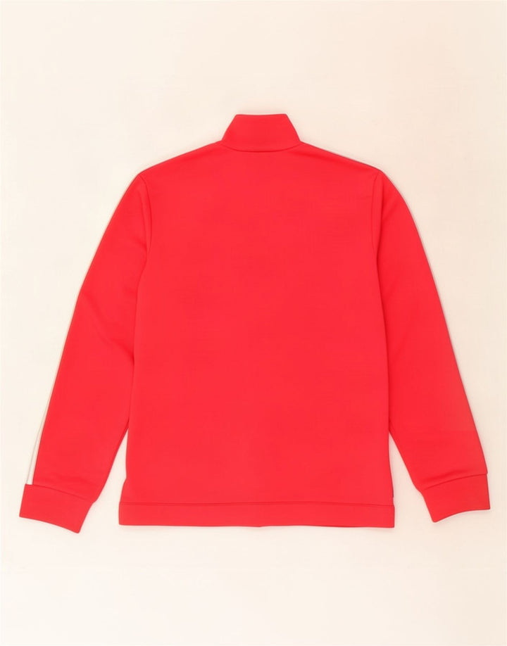 Adidas - Chaqueta de chándal para mujer, talla 12, poliéster rojo mediano
