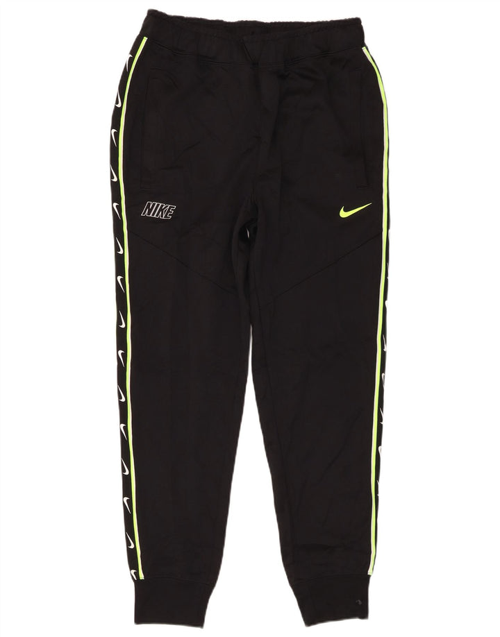 Nike Mens Graphic Chándal Pantalones Joggers Pequeño Poliéster Negro