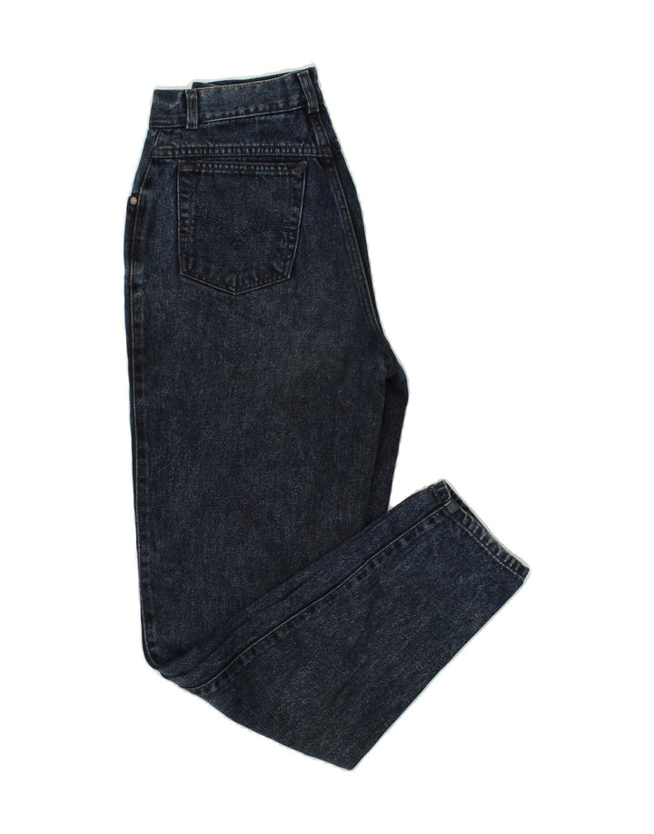 LEVI'S Womens Tapered Jeans US 9 Medium W28 L31 Navy Blue Cotton Vintage Levi's and Second-Hand Levi's from Messina Hembry 