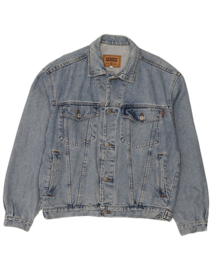 Cassuci Chaqueta vaquera para hombre UK 38 Algodón azul medio