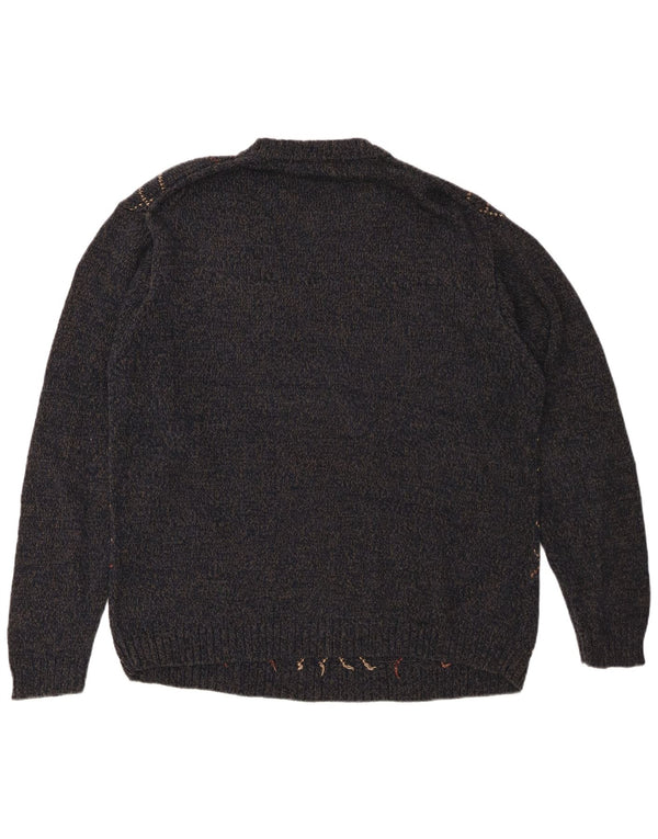 DOCKERS Jersey de cuello redondo para hombre XL Azul marino Argyle/Diamond Cotton