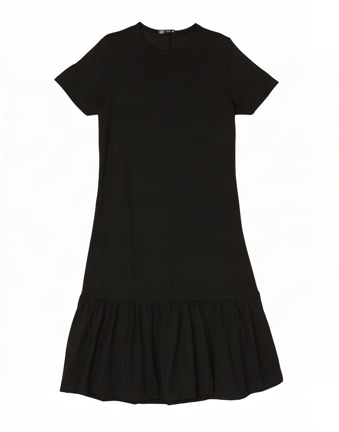 Zara Mujer Maxi Vestido UK 10 Small Negro