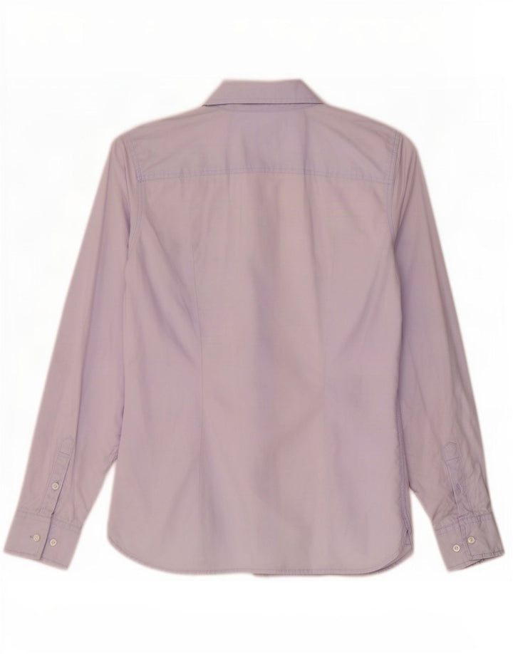 Tommy Hilfiger Camisa para mujer US 8 Algodón azul medio