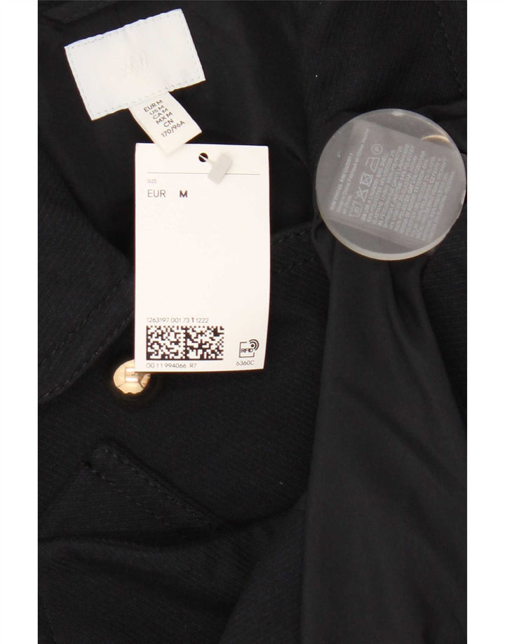 H&M Chaqueta tipo blazer extragrande con doble botonadura para mujer UK 44 Azul marino mediano
