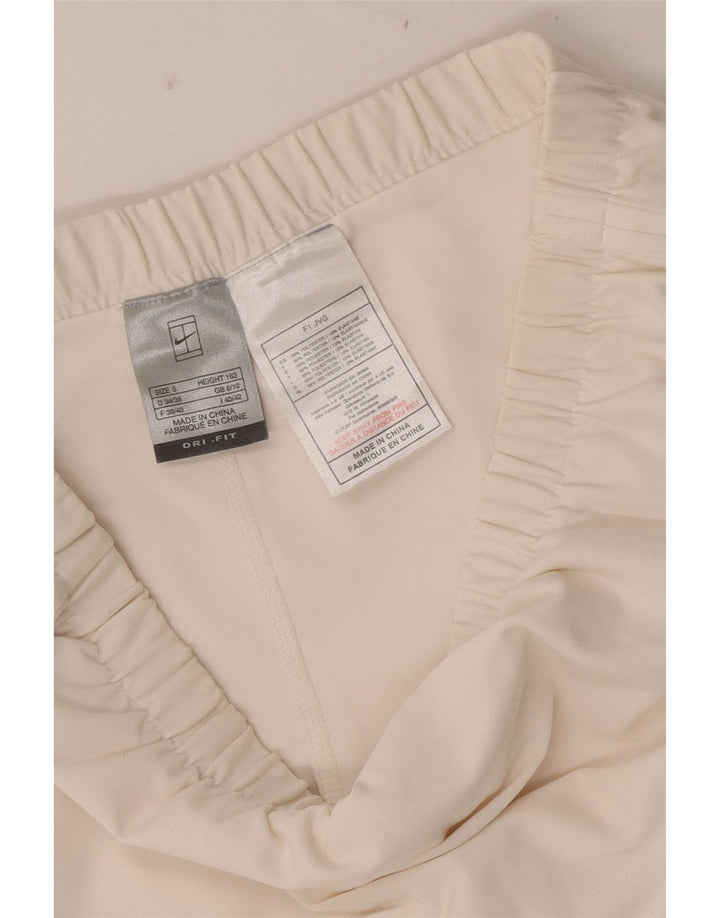 Falda pantalón Nike para mujer UK 8/10 Small Off White Poliéster
