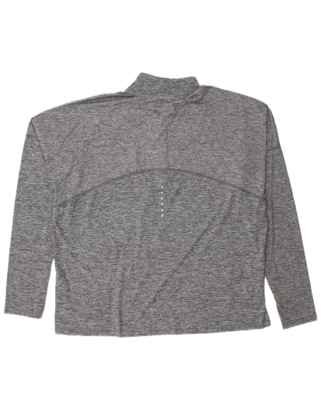 Nike - Chándal con cremallera y cuello para hombre, talla XL, poliéster moteado gris