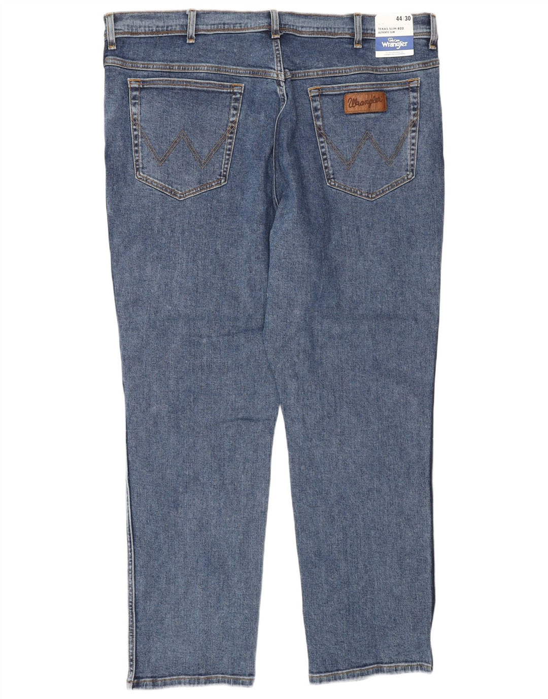 WRANGLER Vaqueros ajustados Texas para hombre W44 L30 Algodón azul