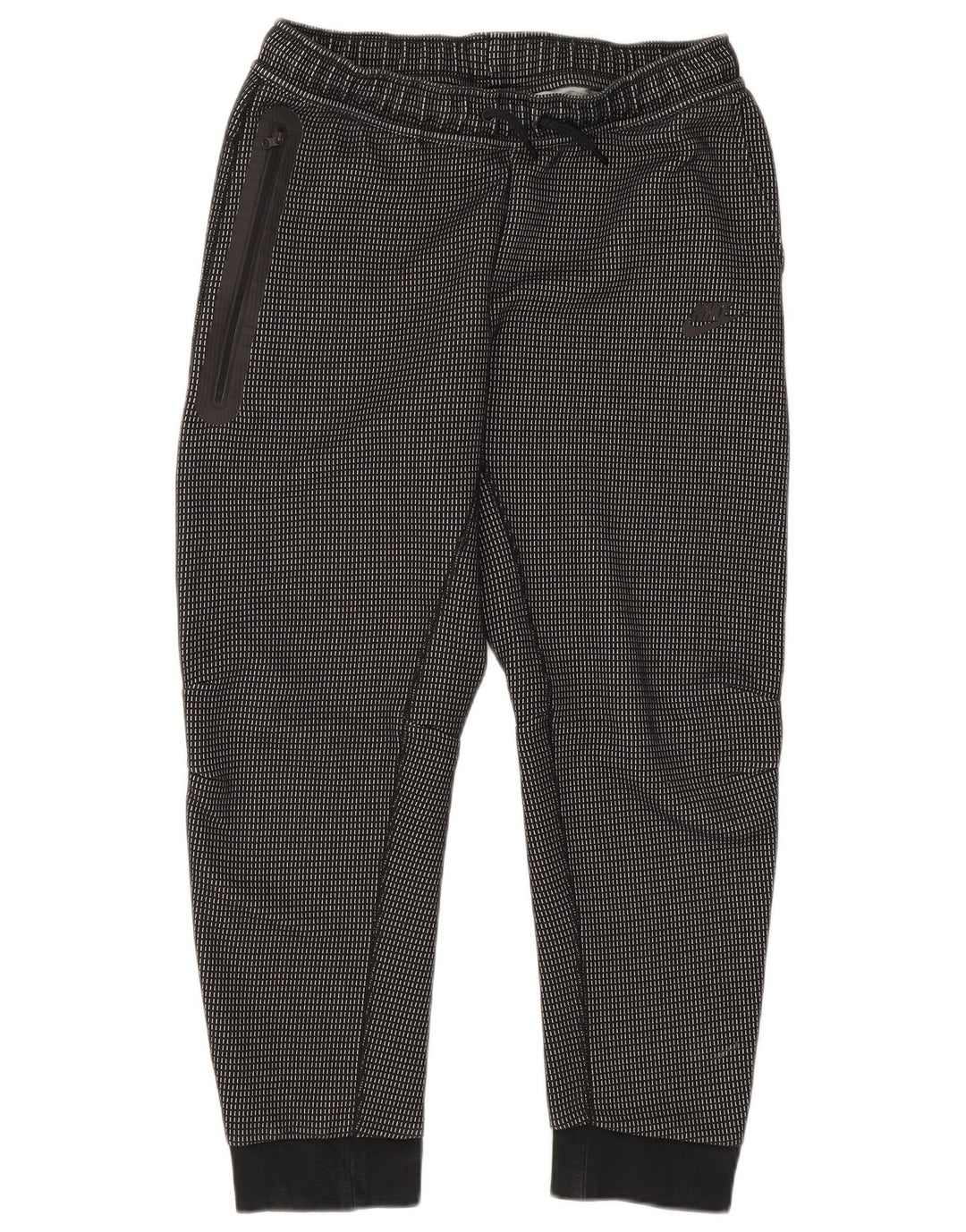 Nike Pantalones de chándal para niño Joggers 13-14 años XL Negro Cuadros Poliéster