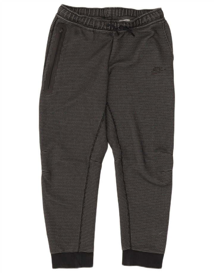 Nike Pantalones de chándal para niño Joggers 13-14 años XL Negro Cuadros Poliéster