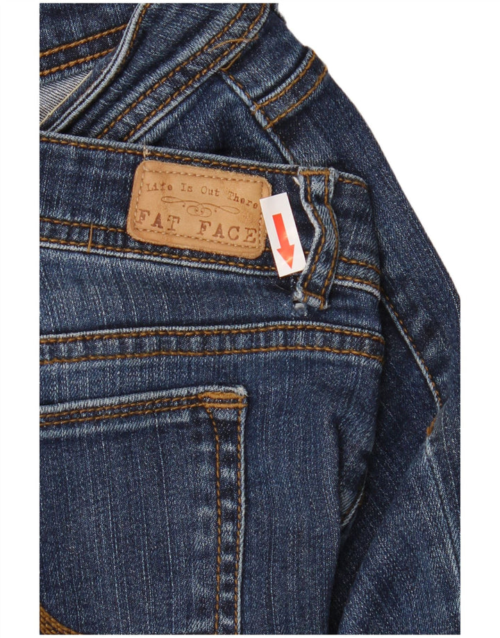 Vaqueros recortados para mujer Fat Face UK 40 Large W34 L24 Azul marino