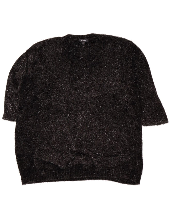 Hobbs Jersey de Manga 3/4 con Cuello Redondo para Mujer UK 40 XL Negro Moteado