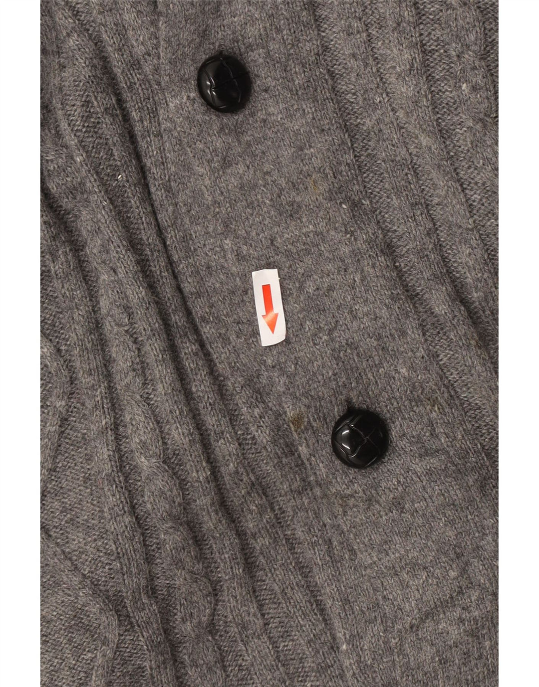 Marks & Spencer Suéter tipo cárdigan azul Harbor para hombre 2XL Gris moteado