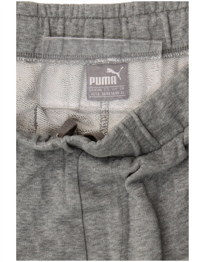 Puma Pantalones cortos deportivos gráficos para hombre XL Gris Colorblock
