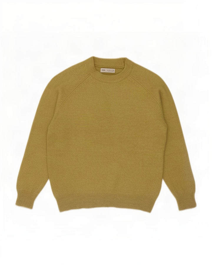 Zara Jersey Niño Cuello Redondo 9-10 Años Verde Poliéster