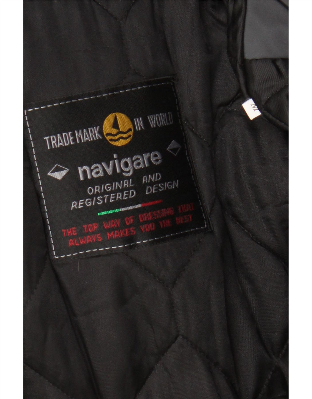 Navigare Chaqueta cortavientos para hombre UK 38 Gris medio