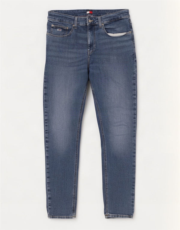 Tommy Hilfiger Vaqueros Austin Slim Tapered para Hombre W33 L34 Algodón Azul