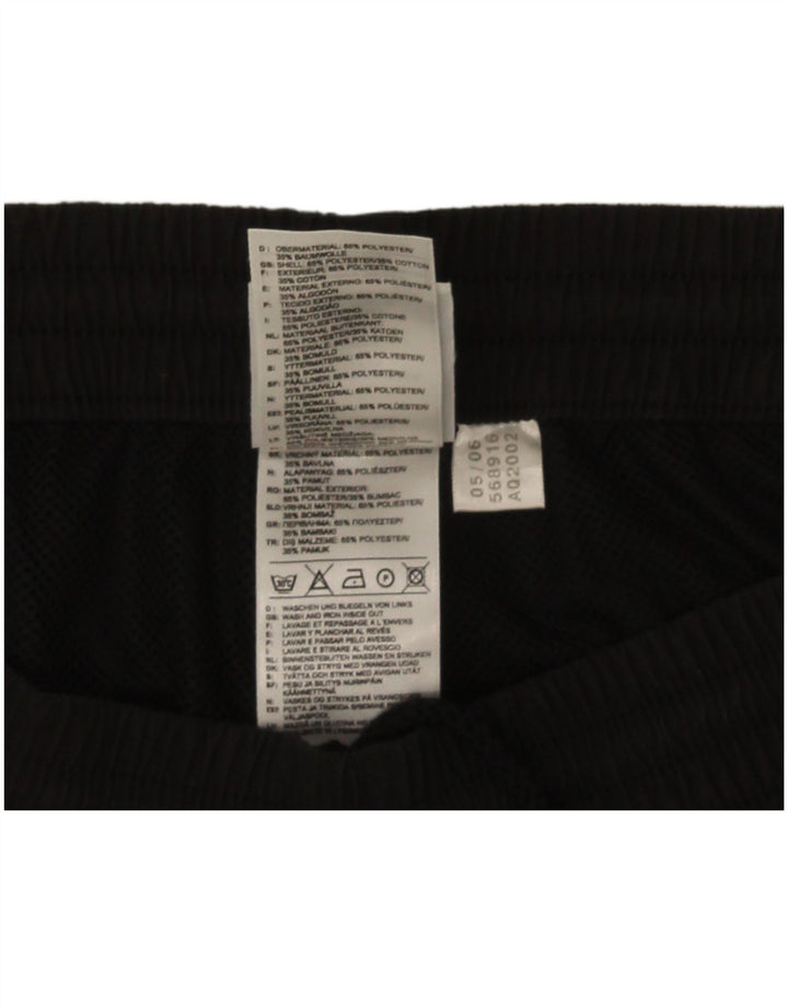 Adidas - Pantalones cortos deportivos para hombre, talla grande, poliéster negro