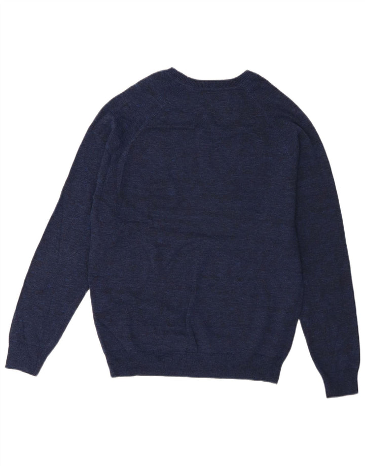 Superdry Jersey De Cuello Redondo Para Hombre Jersey De Algodón Azul Grande