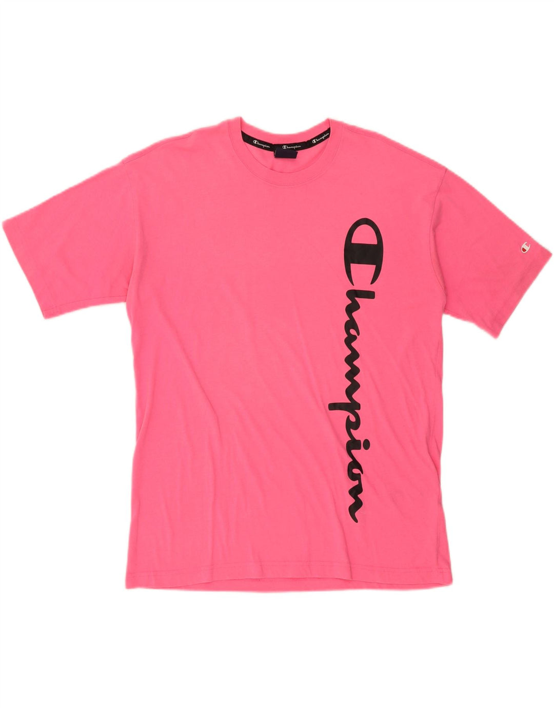 CHAMPION Camiseta gráfica para hombre Top de algodón rosa medio