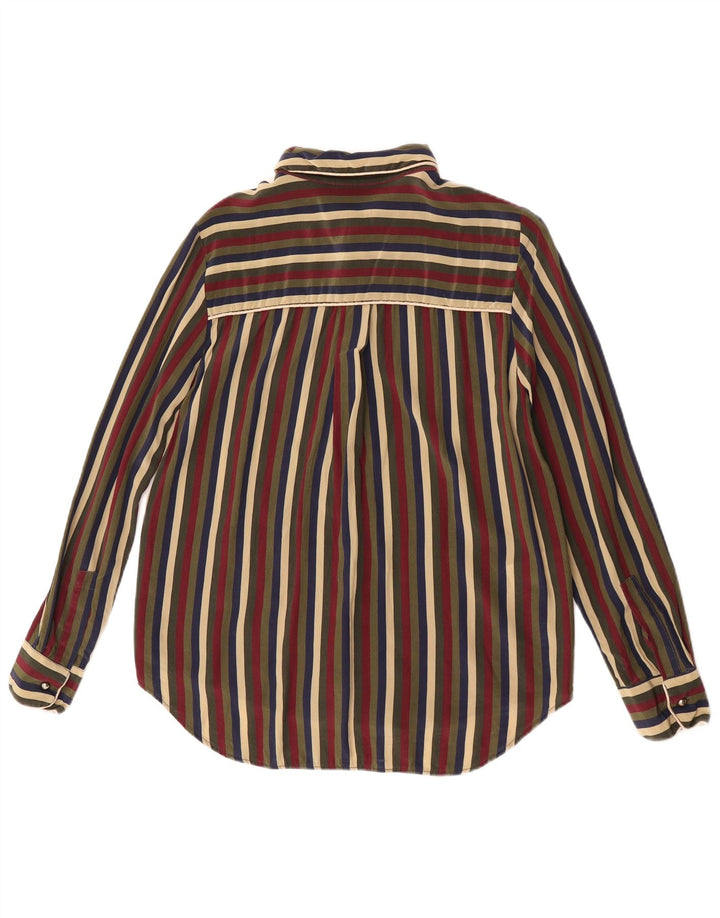 Blusa Camisera Mujer L Space IT 44 Mediana Seda Rayas Multicolor