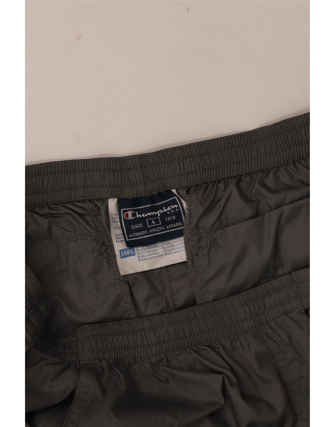 Champion Pantalones Cargo Rectos Mujer Grande W32 L30 Poliamida Gris