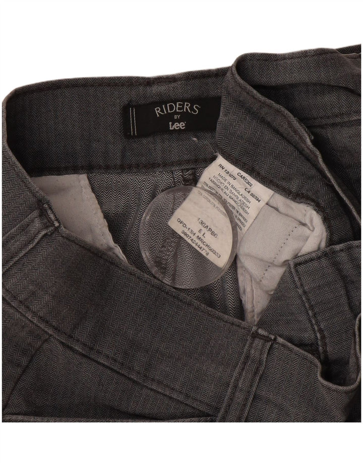 LEE Pantalones casuales para mujer Riders US 8 Medium W30 L32 Gris Herringbone
