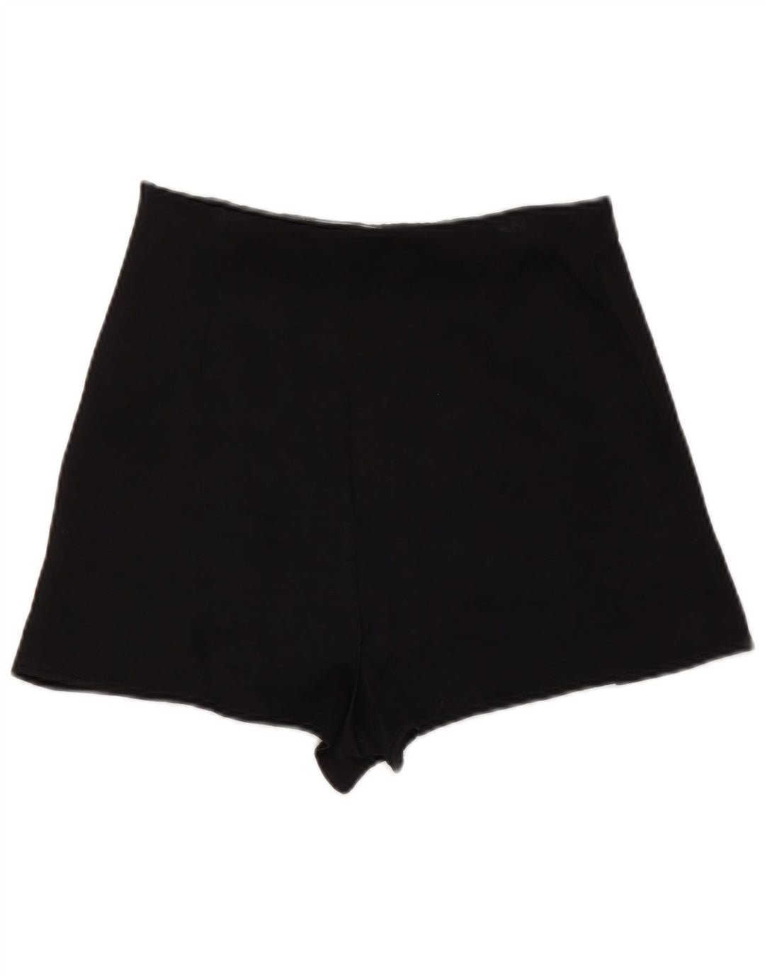 Zara Mujer Falda Pantalón UK 10 Small Viscosa Negra