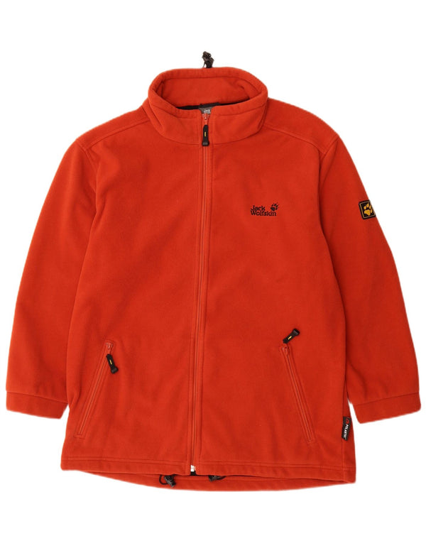 JACK WOLFSKIN Chaqueta polar para hombre ES 44 XL Naranja Poliéster