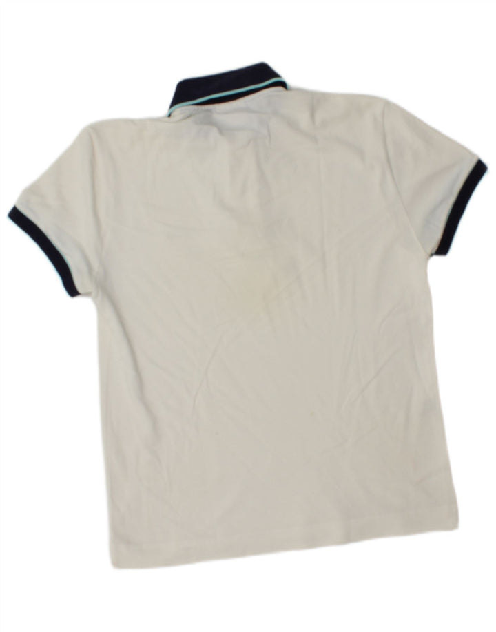 Lacoste Polo de rugby para hombre talla 3 pequeño algodón blanco