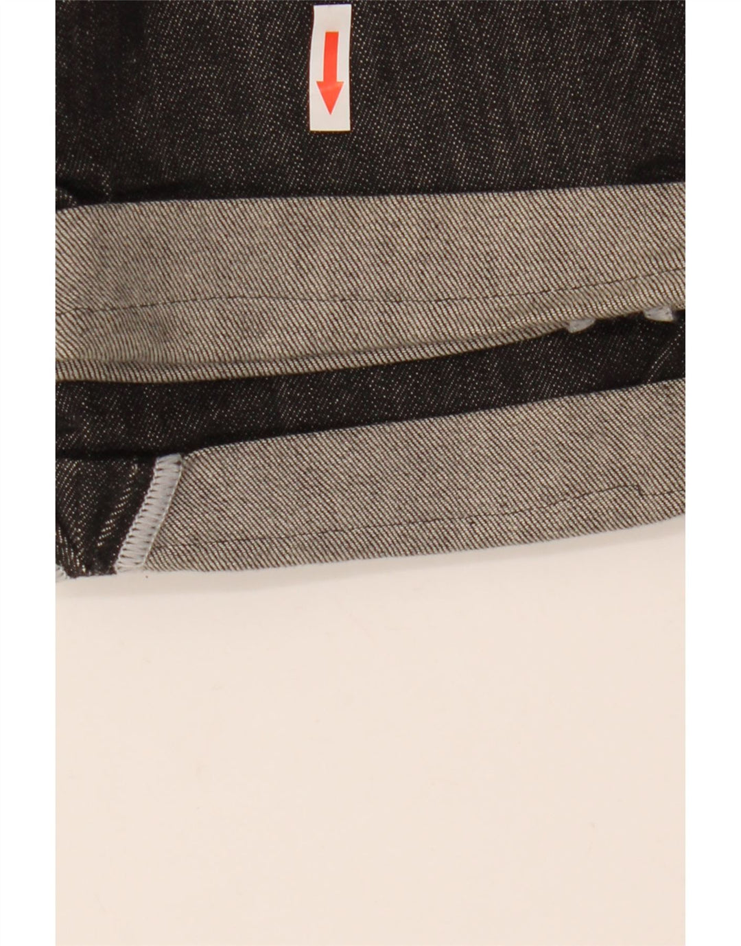 Vaqueros Rectos Mujer Gas W31 L26 Algodón Negro