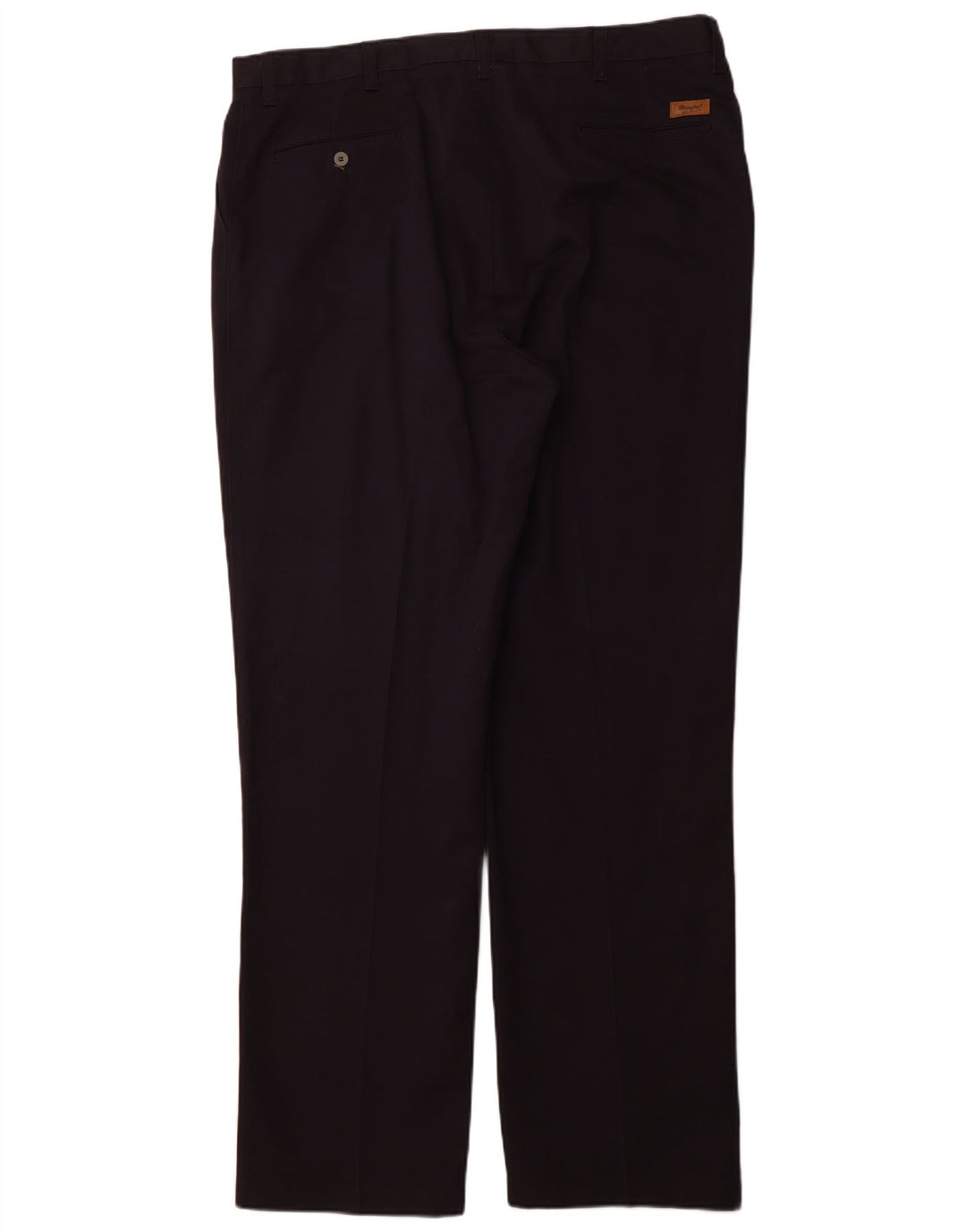 WRANGLER Pantalón chino con pinzas para hombre W40 L34 Algodón azul marino