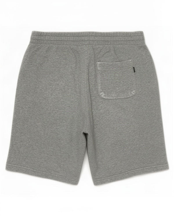 Pantalones cortos deportivos Converse para hombre de algodón moteado gris medio