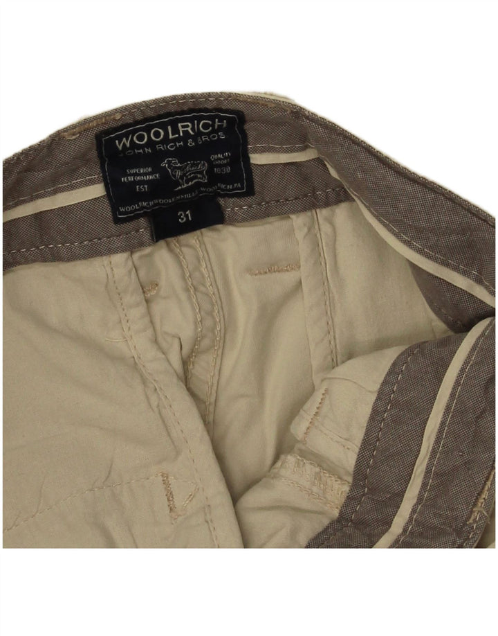 Woolrich Pantalón chino ajustado para hombre W31 L27 Beige