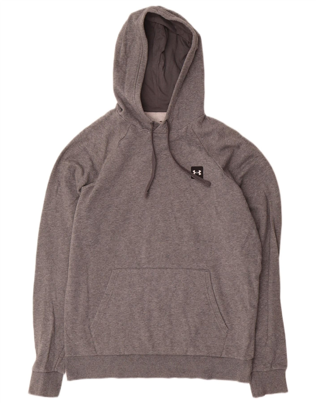 Under Armour Cold Gear Sudadera con capucha para hombre, jersey de algodón gris medio