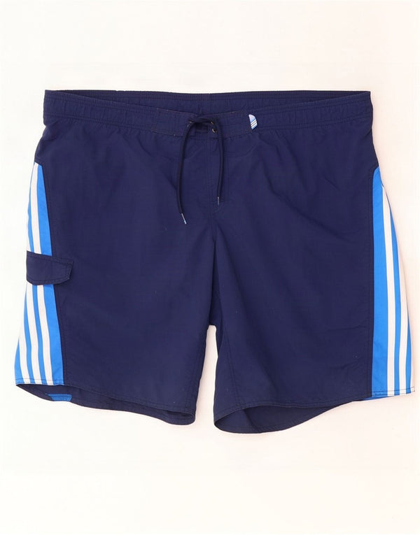 Bañador Adidas Hombre XL Azul Marino Colorblock Nylon