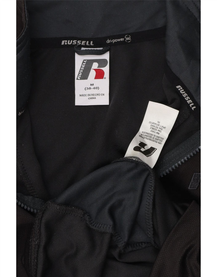 RUSSELL ATHLETIC Chaqueta de chándal para hombre UK 38/40 Medium Black