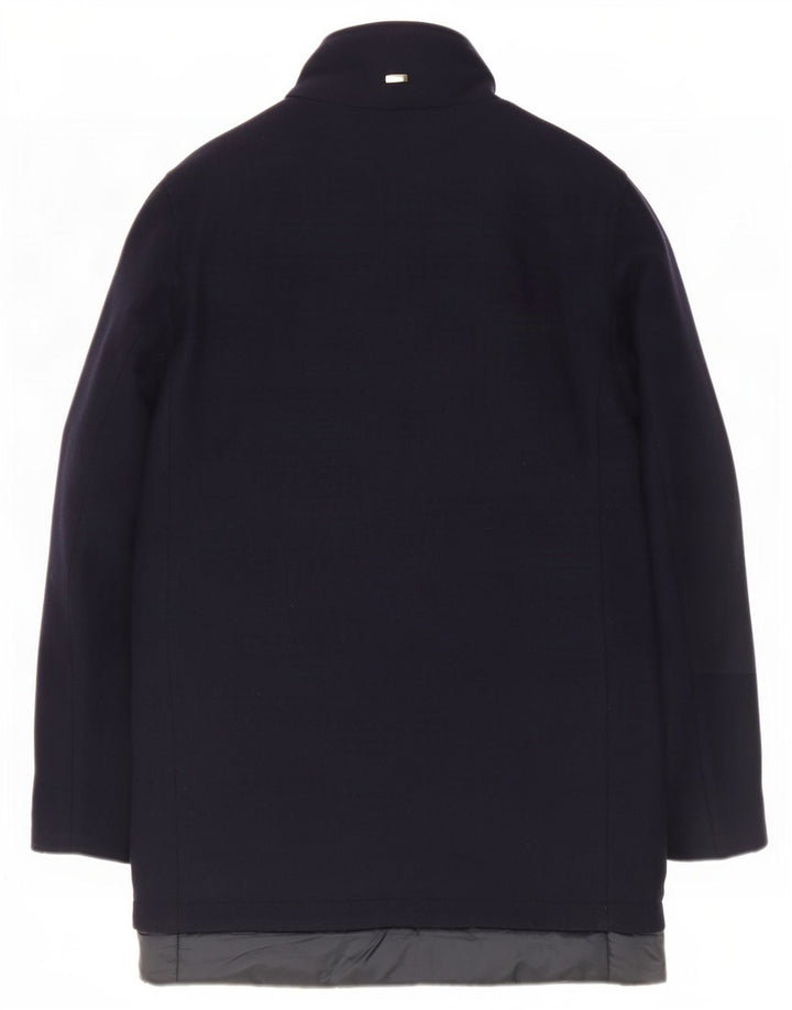 Abrigo Herno Hombre IT 44 XS Lana Azul Marino